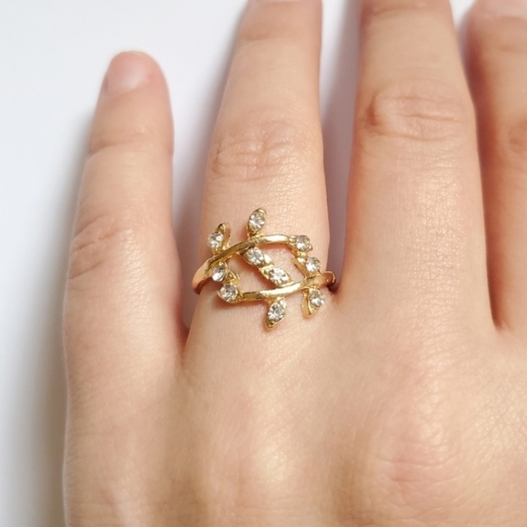 NWOT Gold Leaf / Firn Ring size 5.75 - Picture 6 of 12